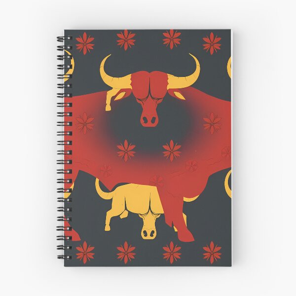 Item preview, Bull Whimsical Animal Patterns Inspiring Fun Imagination Kids designed and sold by ART ATTACK ZONE.