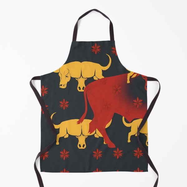 Item preview, Bull Whimsical Animal Patterns Inspiring Fun Imagination Kids designed and sold by ART ATTACK ZONE.