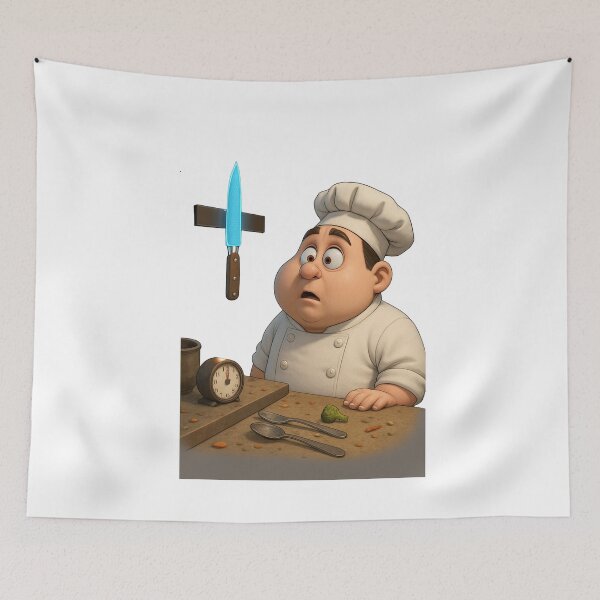 Item preview, chef see knife – easily Distracted by Knives designed and sold by w66aboo.