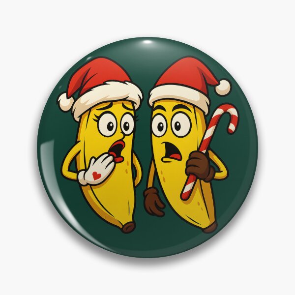 Item preview, Christmas Shock Bananas – Funny Cartoon Banana Characters designed and sold by WinkWild.