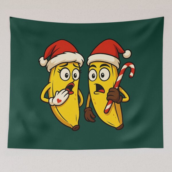 Item preview, Christmas Shock Bananas – Funny Cartoon Banana Characters designed and sold by WinkWild.