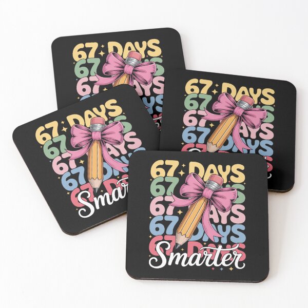Item preview, 67Th Day Of School 67 Days Smarter Coquette Bow designed and sold by MeowtivationP.