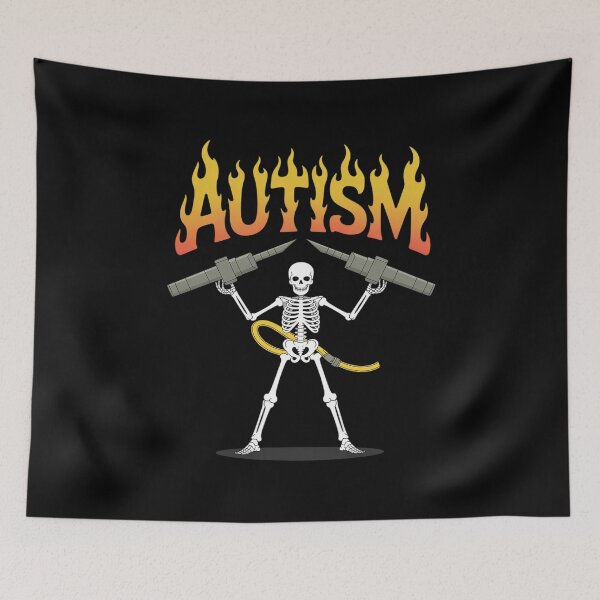 Item preview, Autism Skeleton Oddly Specific Dank Meme  designed and sold by MythWoot.