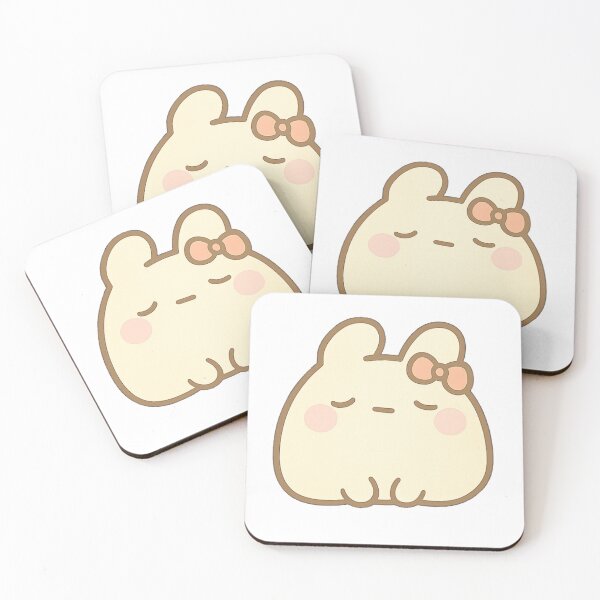 Item preview, Squishy Bunny Sticker designed and sold by BluesSketchbook.