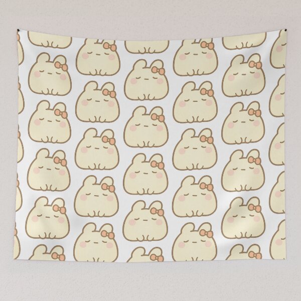 Item preview, Squishy Bunny Sticker designed and sold by BluesSketchbook.