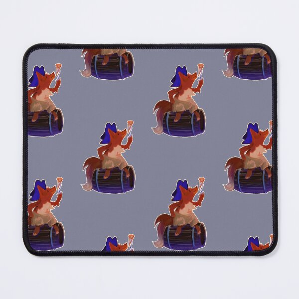 Item preview, Foxy from fnaf- a cute fox on a barrel designed and sold by M4riMon.