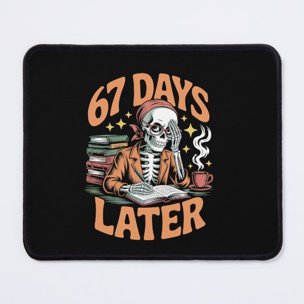Item preview, 67Th Day Of School Teacher Skeleton designed and sold by MeowtivationP.