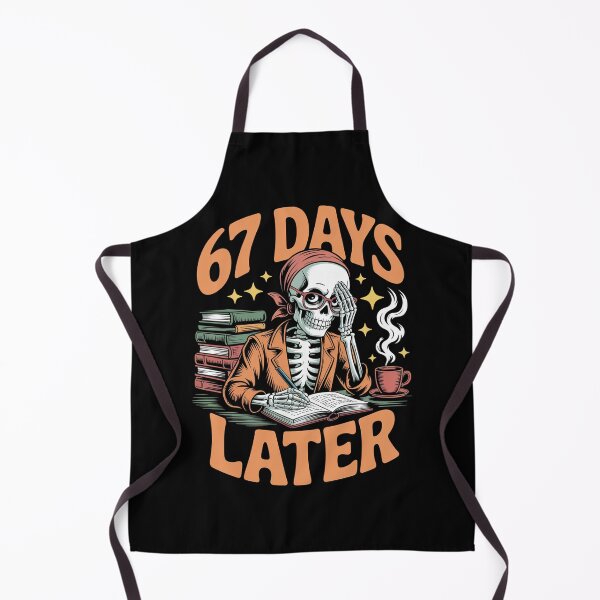 Item preview, 67Th Day Of School Teacher Skeleton designed and sold by MeowtivationP.