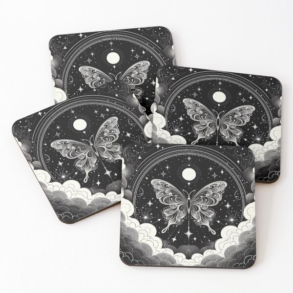 Item preview, Celestial Moon Butterfly in Starry Night designed and sold by BigBlueArt.