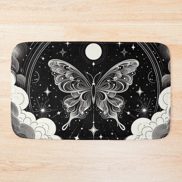 Item preview, Celestial Moon Butterfly in Starry Night designed and sold by BigBlueArt.