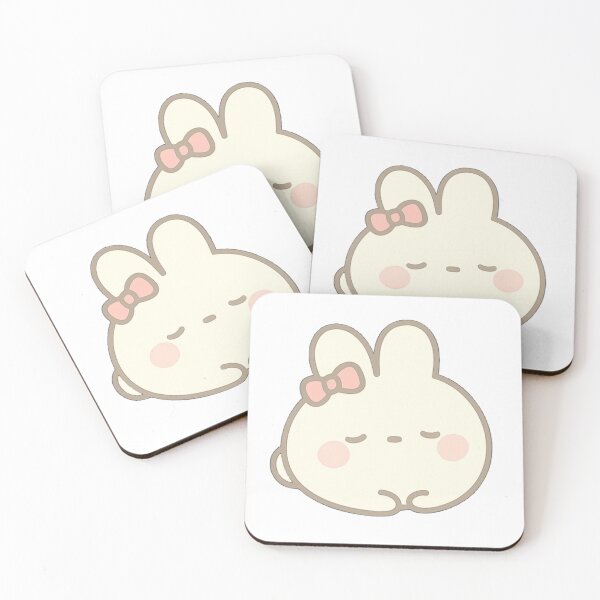 Item preview,  Round Bunny Sticker designed and sold by BluesSketchbook.
