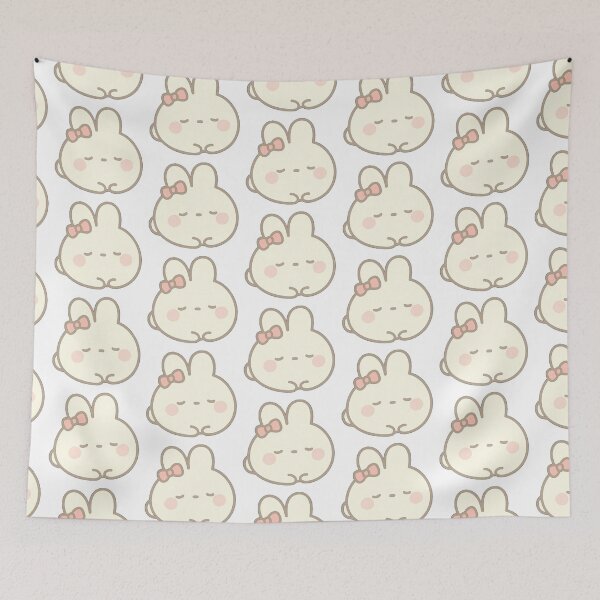 Item preview,  Round Bunny Sticker designed and sold by BluesSketchbook.