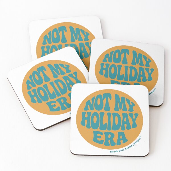 Item preview, Not My Holiday Era – Retro Psychedelic Anti-Festive Mood designed and sold by Tattee.