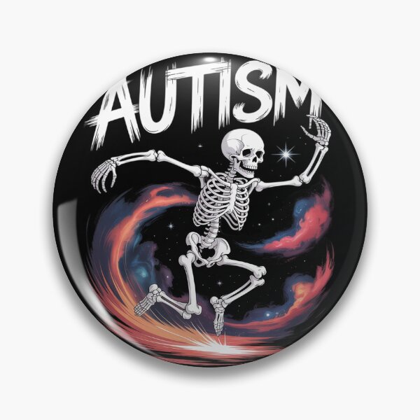 Item preview, Autism Skeleton Meme Men Women Kids1 designed and sold by PowAcademy.