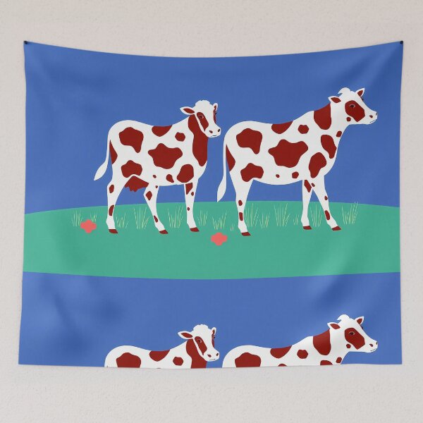 Item preview, Cow Whimsical Animal Patterns Inspiring Fun Imagination Kids designed and sold by ART ATTACK ZONE.