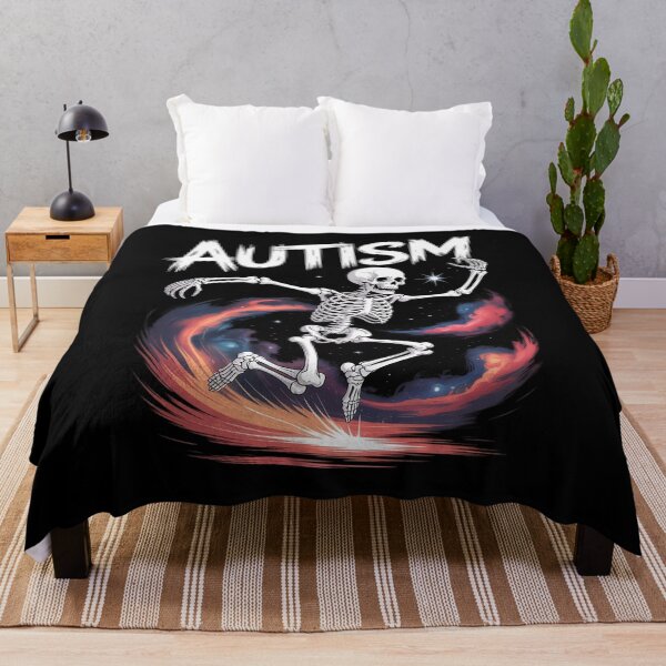 Item preview, Autism Skeleton Meme Men Women Kids1  designed and sold by PowAcademy.