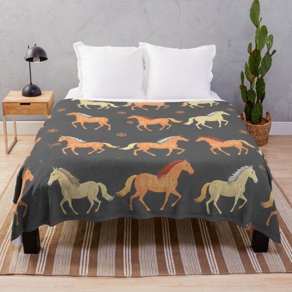 Item preview, Horses Whimsical Animal Patterns Inspiring Fun Imagination Kids designed and sold by ART ATTACK ZONE.