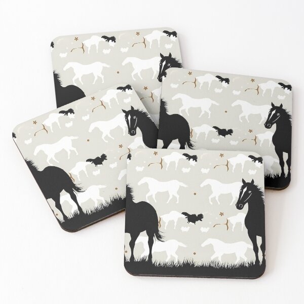 Item preview, Horse Whimsical Animal Patterns Inspiring Fun Imagination Kids designed and sold by ART ATTACK ZONE.