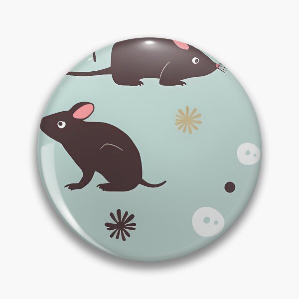 Item preview, Rats Whimsical Animal Patterns Inspiring Fun Imagination Kids designed and sold by ART ATTACK ZONE.