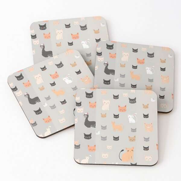 Item preview, Cats Whimsical Animal Patterns Inspiring Fun Imagination Kids designed and sold by ART ATTACK ZONE.
