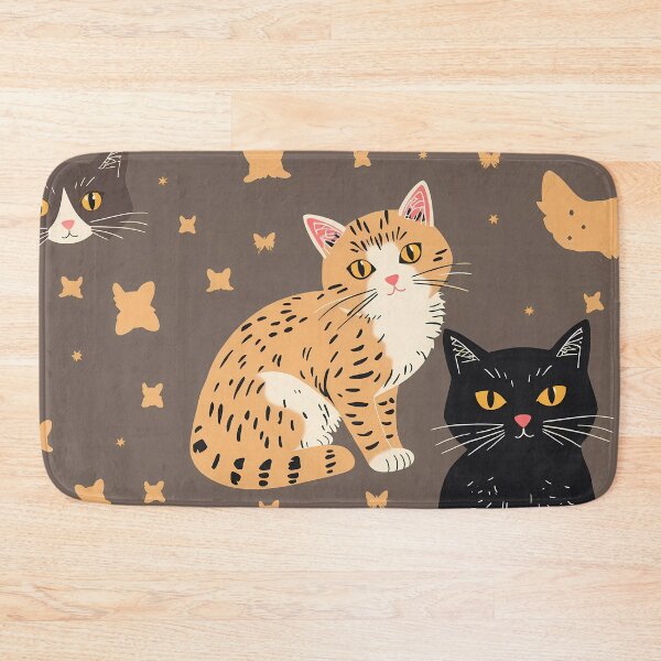 Item preview, Cat Whimsical Animal Patterns Inspiring Fun Imagination Kids designed and sold by ART ATTACK ZONE.