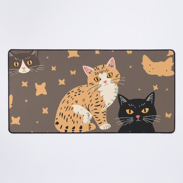 Item preview, Cat Whimsical Animal Patterns Inspiring Fun Imagination Kids designed and sold by ART ATTACK ZONE.