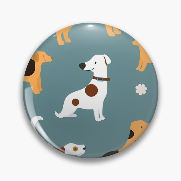 Item preview, Dogs Whimsical Animal Patterns Inspiring Fun Imagination Kids designed and sold by ART ATTACK ZONE.