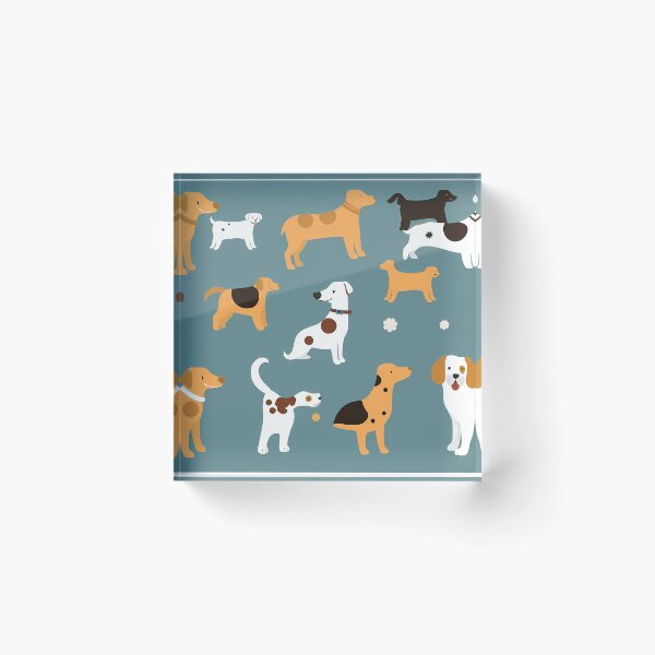Item preview, Dogs Whimsical Animal Patterns Inspiring Fun Imagination Kids designed and sold by ART ATTACK ZONE.