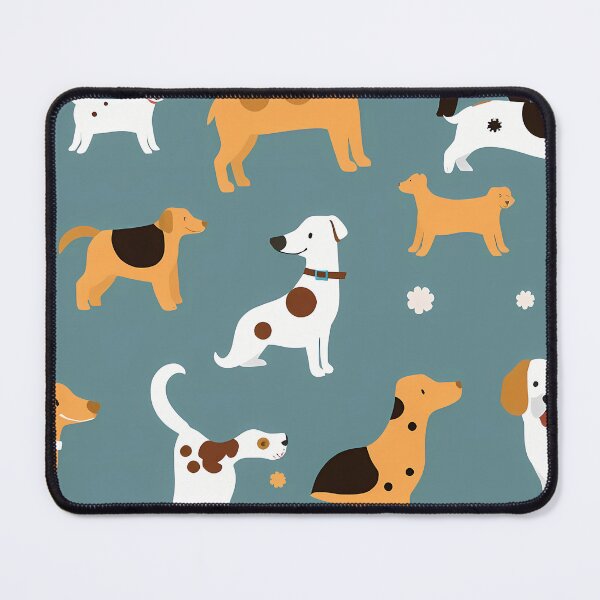 Item preview, Dogs Whimsical Animal Patterns Inspiring Fun Imagination Kids designed and sold by ART ATTACK ZONE.