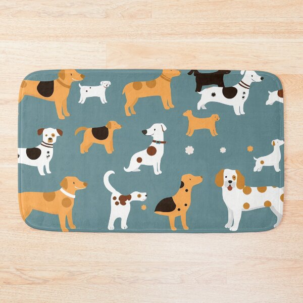 Item preview, Dogs Whimsical Animal Patterns Inspiring Fun Imagination Kids designed and sold by ART ATTACK ZONE.