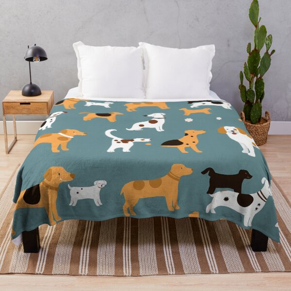 Item preview, Dogs Whimsical Animal Patterns Inspiring Fun Imagination Kids designed and sold by ART ATTACK ZONE.