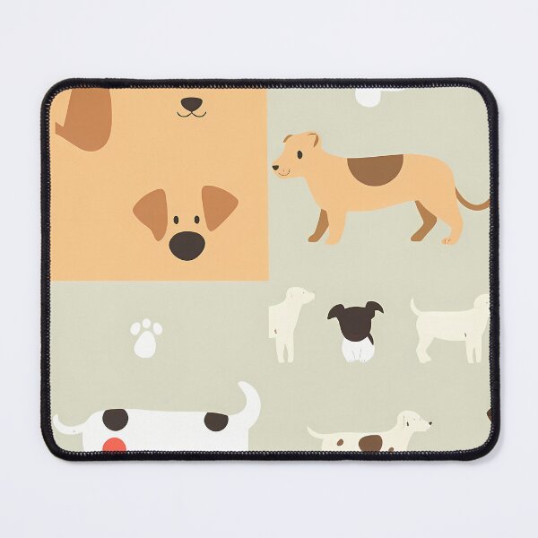 Item preview, Dog Whimsical Animal Patterns Inspiring Fun Imagination Kids designed and sold by ART ATTACK ZONE.