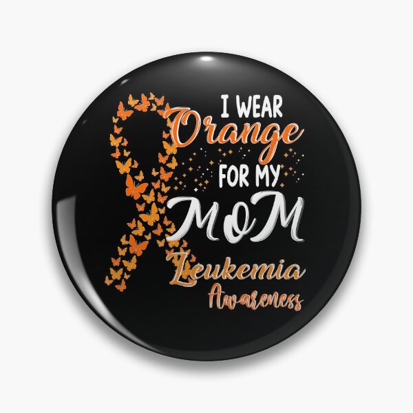 Item preview, I Wear Orange For My Mom Leukemia Awareness Butterflies designed and sold by Nocturnal-Vines.