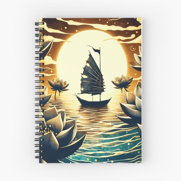 Item preview, Flower and Boat, Ai Generated Art  designed and sold by ACC .