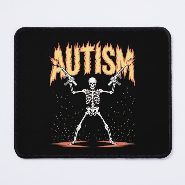 Item preview, Autism Skeleton Oddly Specific Dank Meme Cringe designed and sold by MythWoot.