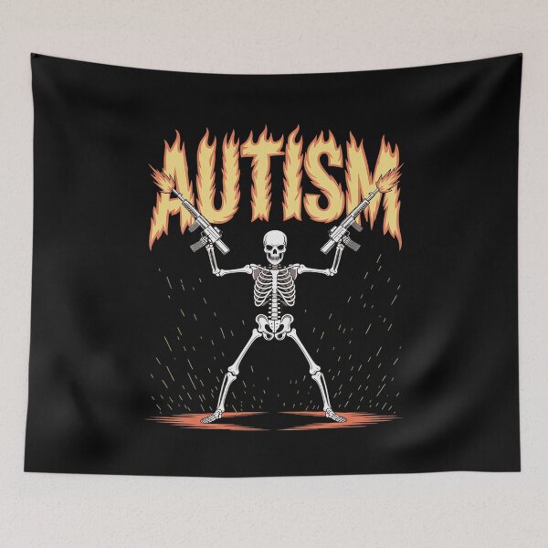 Item preview, Autism Skeleton Oddly Specific Dank Meme Cringe  designed and sold by MythWoot.