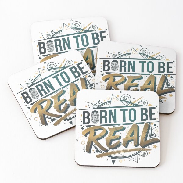 Item preview, Born To Be Real T-Shirt designed and sold by ClickNCart Zone.