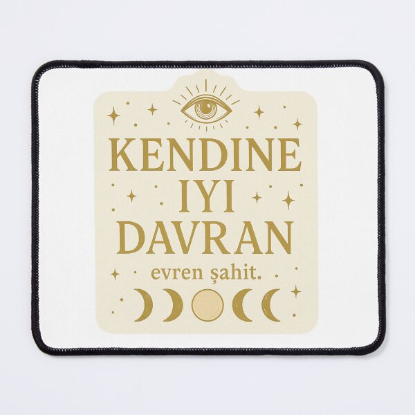 Item preview, Kendine İyi Davran – Turkish Self Love Witchy Sticker designed and sold by mirozeliea.