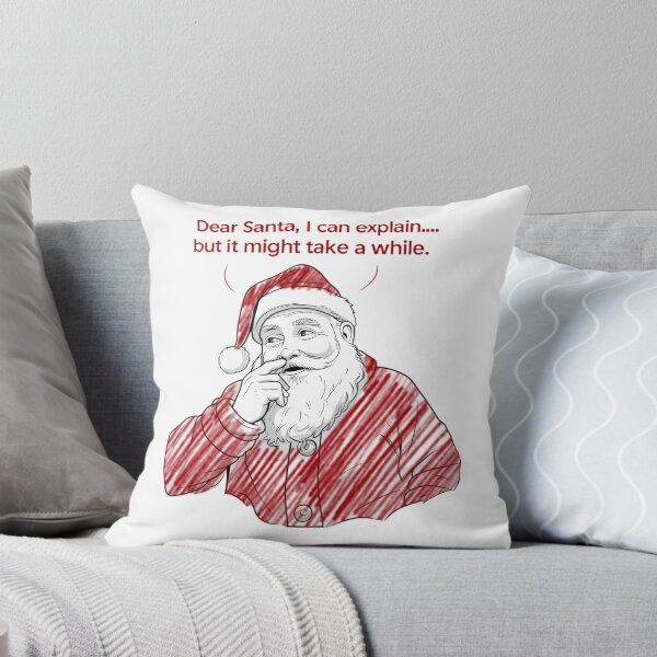 Item preview, “Dear Santa… I Swear It’s Not What It Looks Like!” designed and sold by SamartkitDesign.