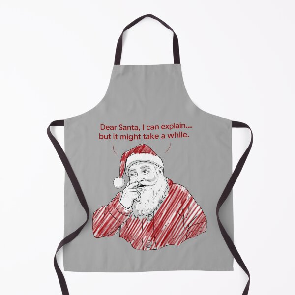 Item preview, “Dear Santa… I Swear It’s Not What It Looks Like!” designed and sold by SamartkitDesign.