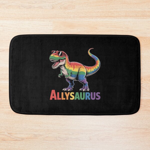 Item preview, Dinosaur Rainbow Flag Ally LGBT Allysaurus LGBT Pride  designed and sold by PowAcademy.