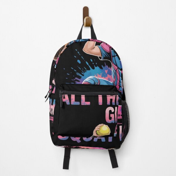 Item preview, All The Pretty Girls Squat Like This Softball Catcher designed and sold by MeowtivationP.