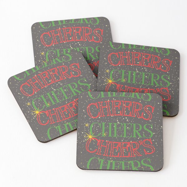 Item preview, Cheers Cheers Cheer’s Cheers Cheers - Holiday Typography designed and sold by Extremeallie.