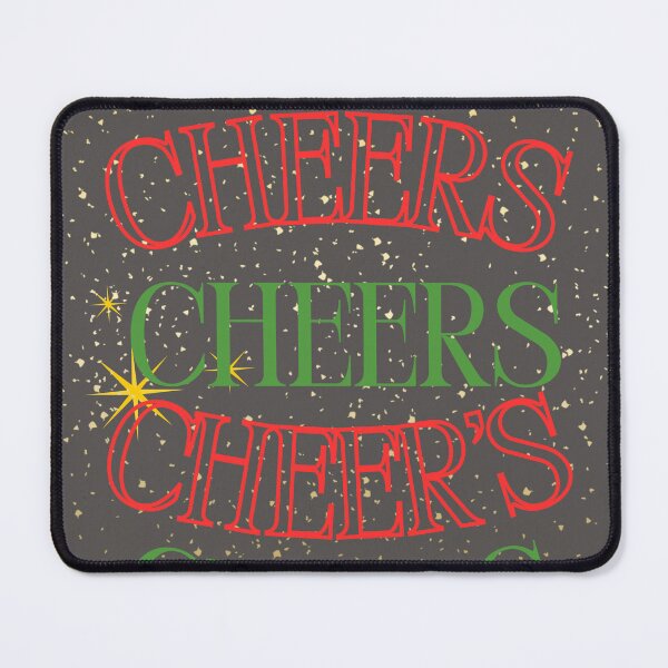 Item preview, Cheers Cheers Cheer’s Cheers Cheers - Holiday Typography designed and sold by Extremeallie.