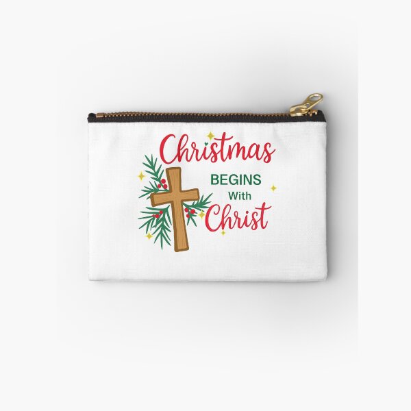 Item preview, Christmas begins with Christ handlettered quote designed and sold by Ivanadesignart.