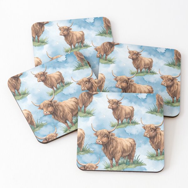 Item preview, Highland Cows  designed and sold by justrachna.