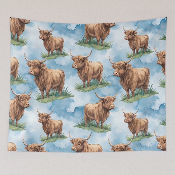 Item preview, Highland Cows  designed and sold by justrachna.