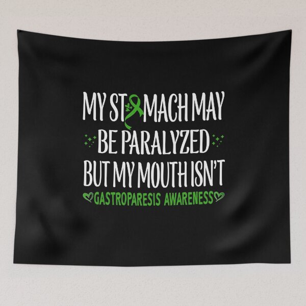 Item preview, Funny Sarcastic Gastroparesis Mouth Awareness Quote designed and sold by Nocturnal-Vines.
