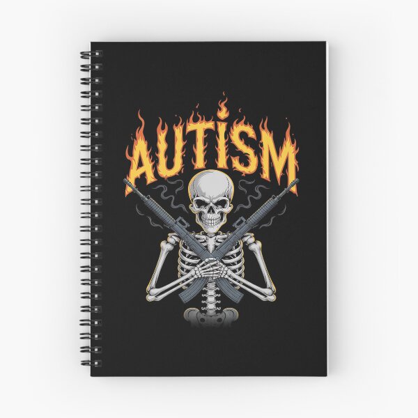 Item preview, Autism Skeleton Meme For Men Women designed and sold by MythWoot.