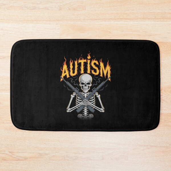 Item preview, Autism Skeleton Meme For Men Women  designed and sold by MythWoot.